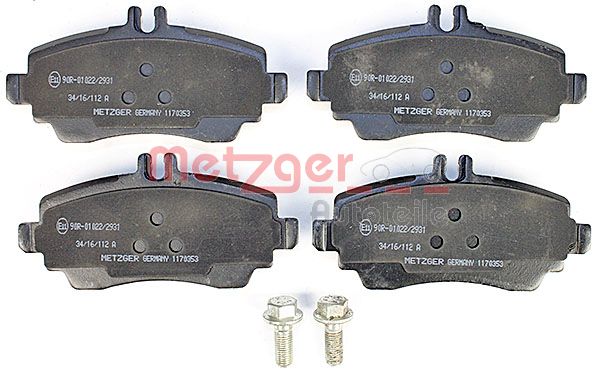 METZGER 1170353 Bremsbelagsatz, Scheibenbremse